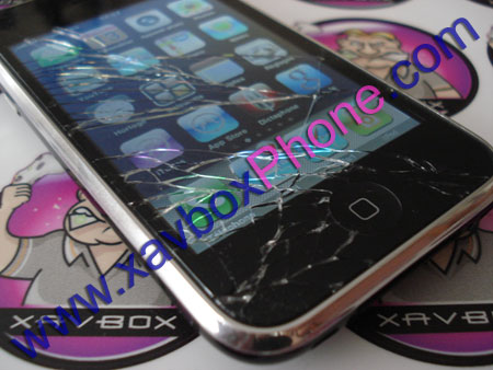&eacute;cran iphone cass&eacute;